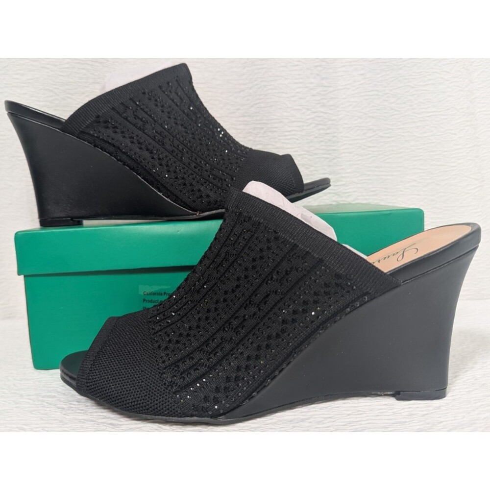 Lauren Lorraine - Martha - Black Sandals - Women's - Size 10